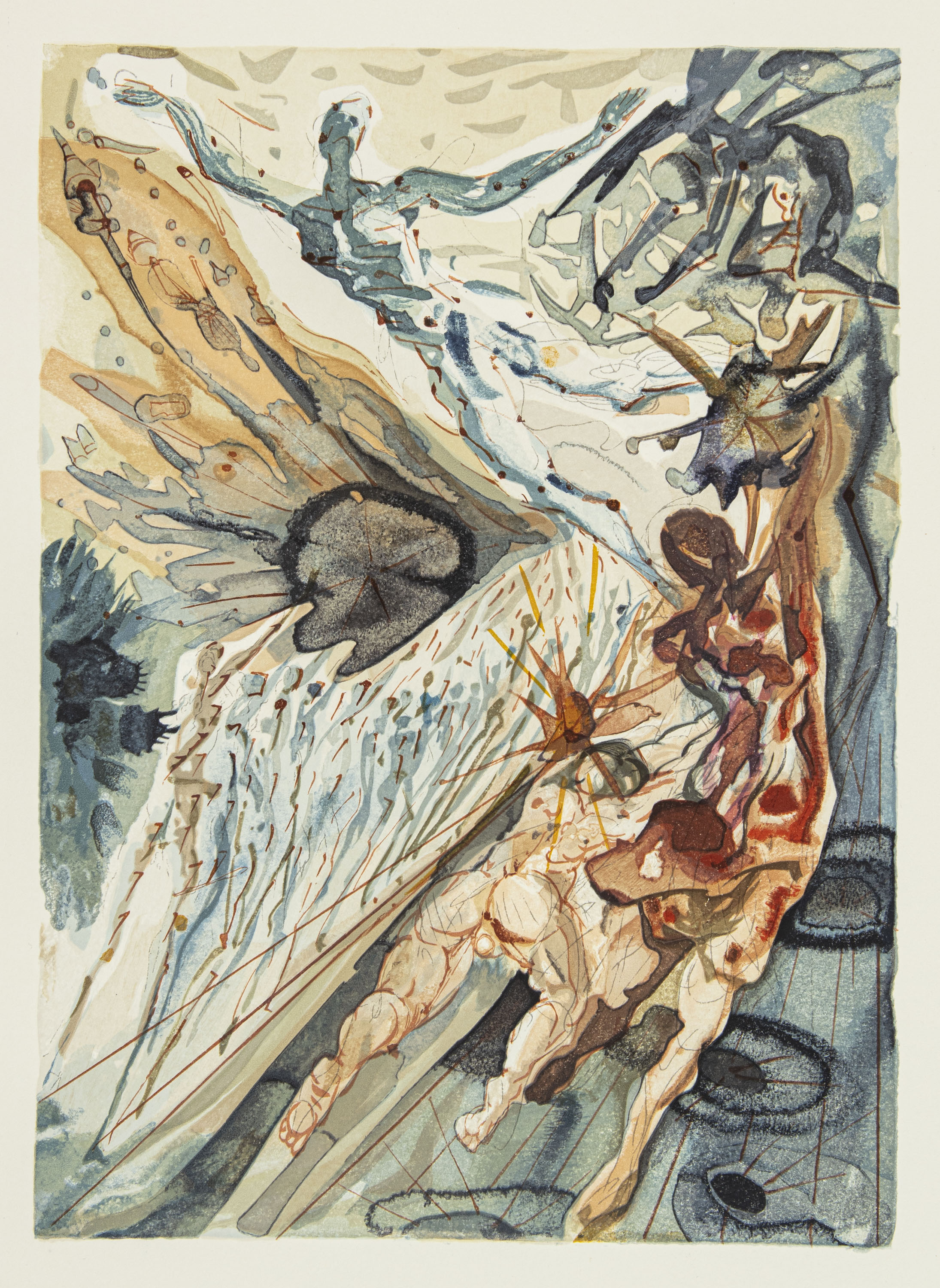 Purgatory nr 26 - Meeting of Two Groups of Lustful Ones - 2