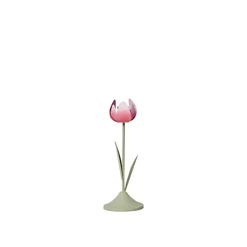 Ljusstake Tulpan rosa