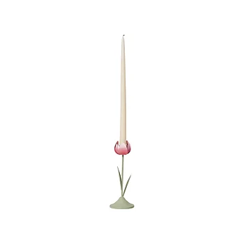 Ljusstake Tulpan rosa