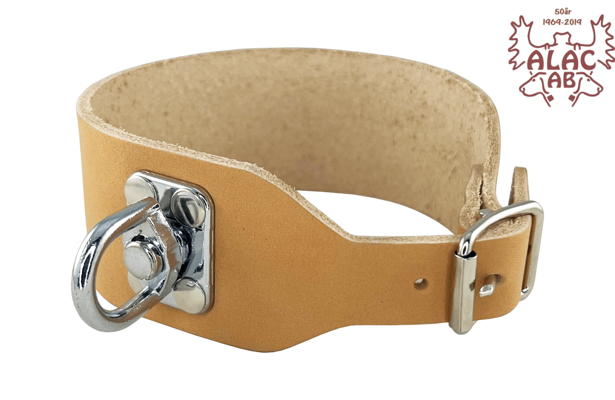 Alac Spårningshalsband med lekare, Natur 45 cm