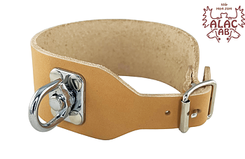 Alac Spårningshalsband med lekare, Natur 45 cm