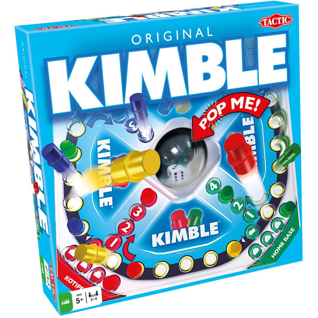 Kimble – klassiskt Fia-spel med Pop-O-Matic tärningskastare