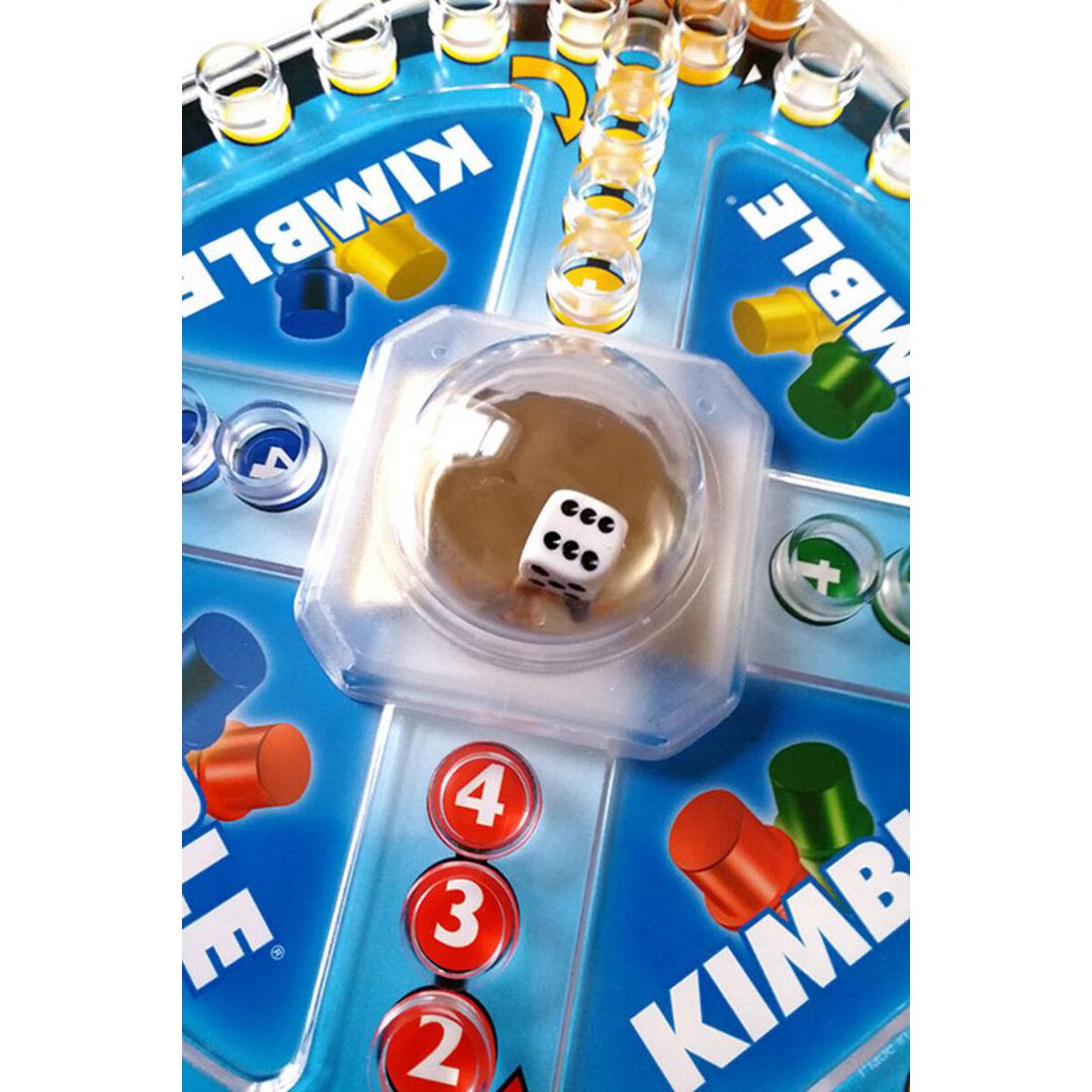 Kimble – klassiskt Fia-spel med Pop-O-Matic tärningskastare - 3