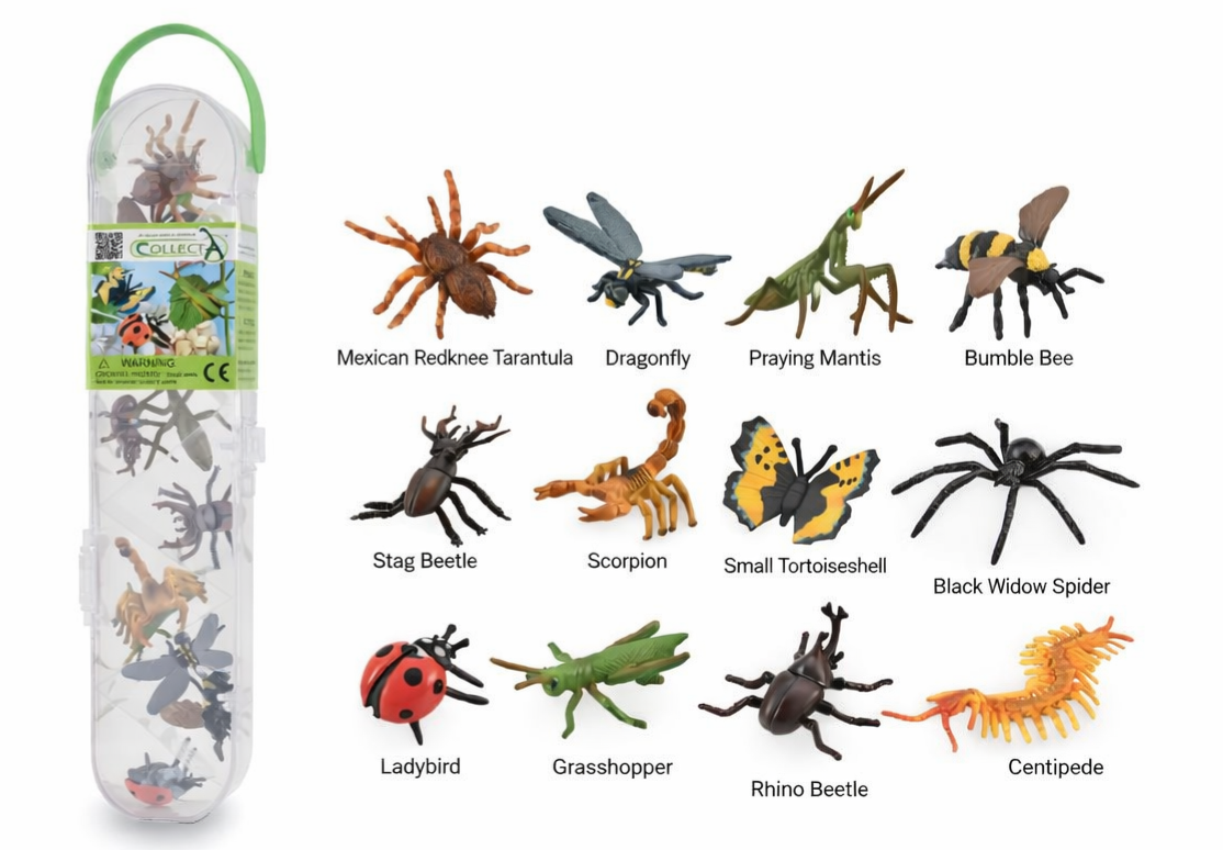Insektsfigurer 12-pack