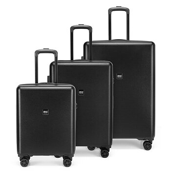 Hårda resväskor - AIRBOX AZ26 4W 3-set 75/65/55 Black