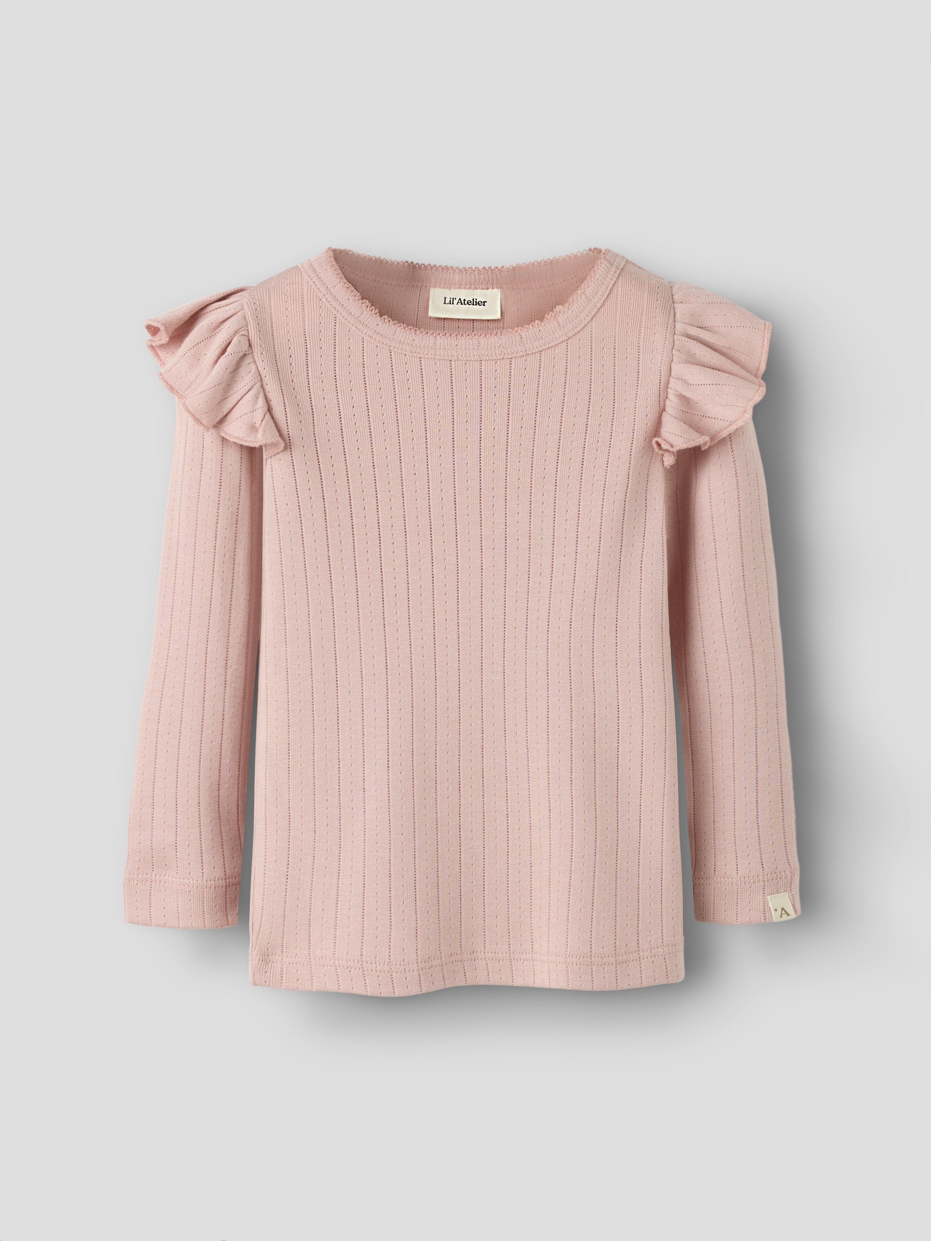 NMFRACHEL NAN LS SLIM TOP LIL Misty Rose
