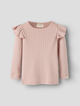NMFRACHEL NAN LS SLIM TOP LIL Misty Rose