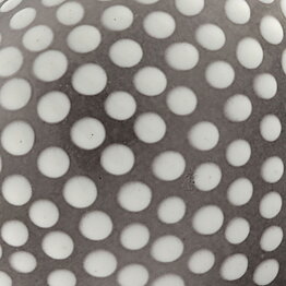 Ingrid Atterberg (Västkust 1943) Swelling Vase with White Dots 14/12 cm (2)