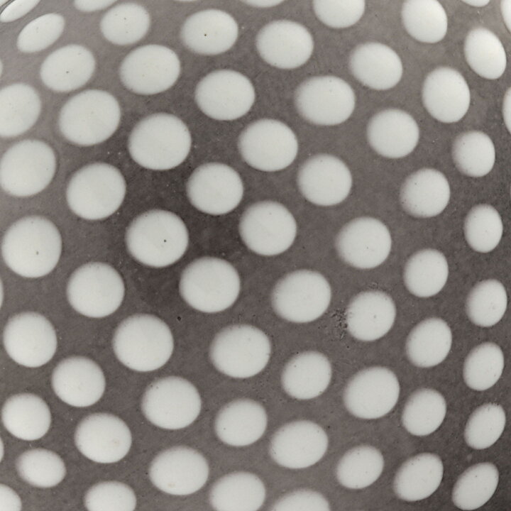 Ingrid Atterberg (Västkust 1943) Swelling Vase with White Dots 14/12 cm (2)