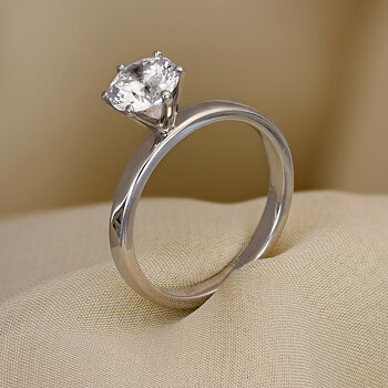 9012 EF22 - Lab Grown solitärring 1,25 ct i vitguld