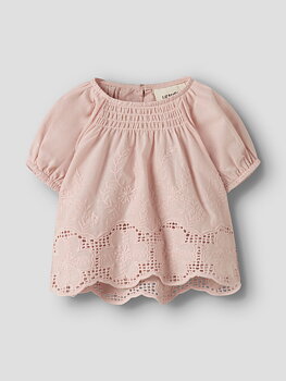 NBFDAYNA SS LOOSE SHIRT LIL Peach Whip