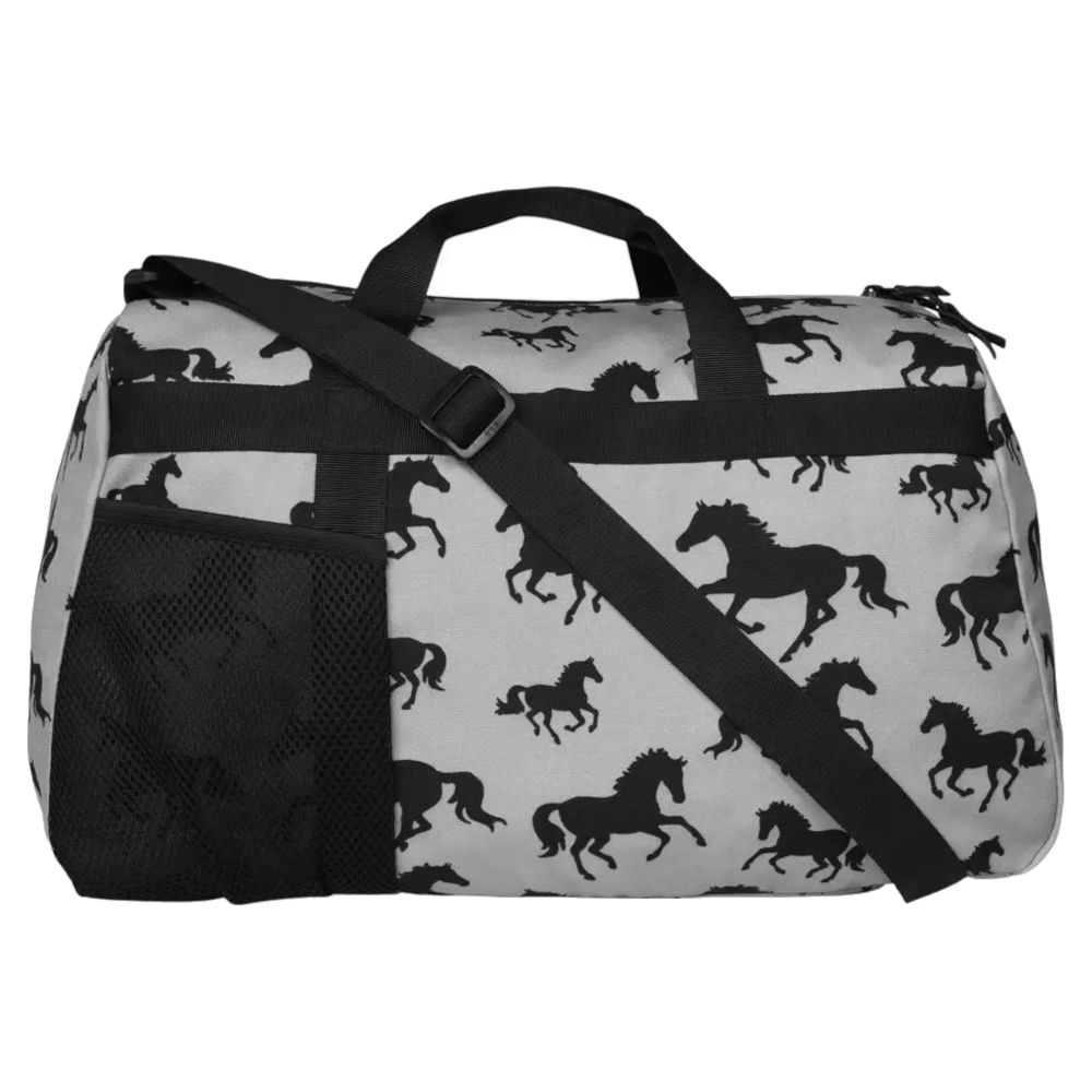 Duffelbag AWST Intl Hästmotiv Silhouette Horse Grå