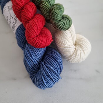 Longing Socks Kit Blå
