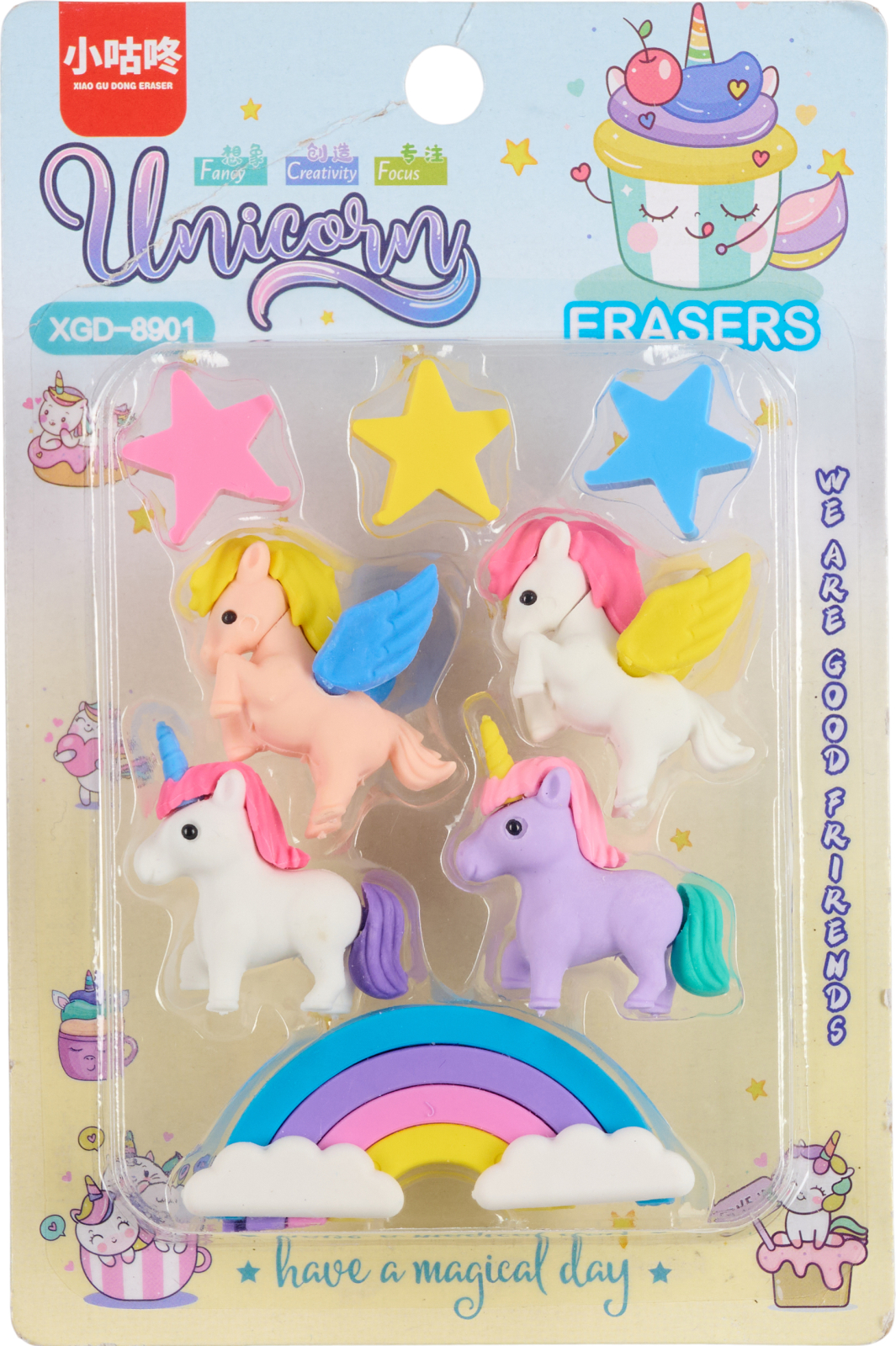 Suddgummi Unicorn - blandade färger