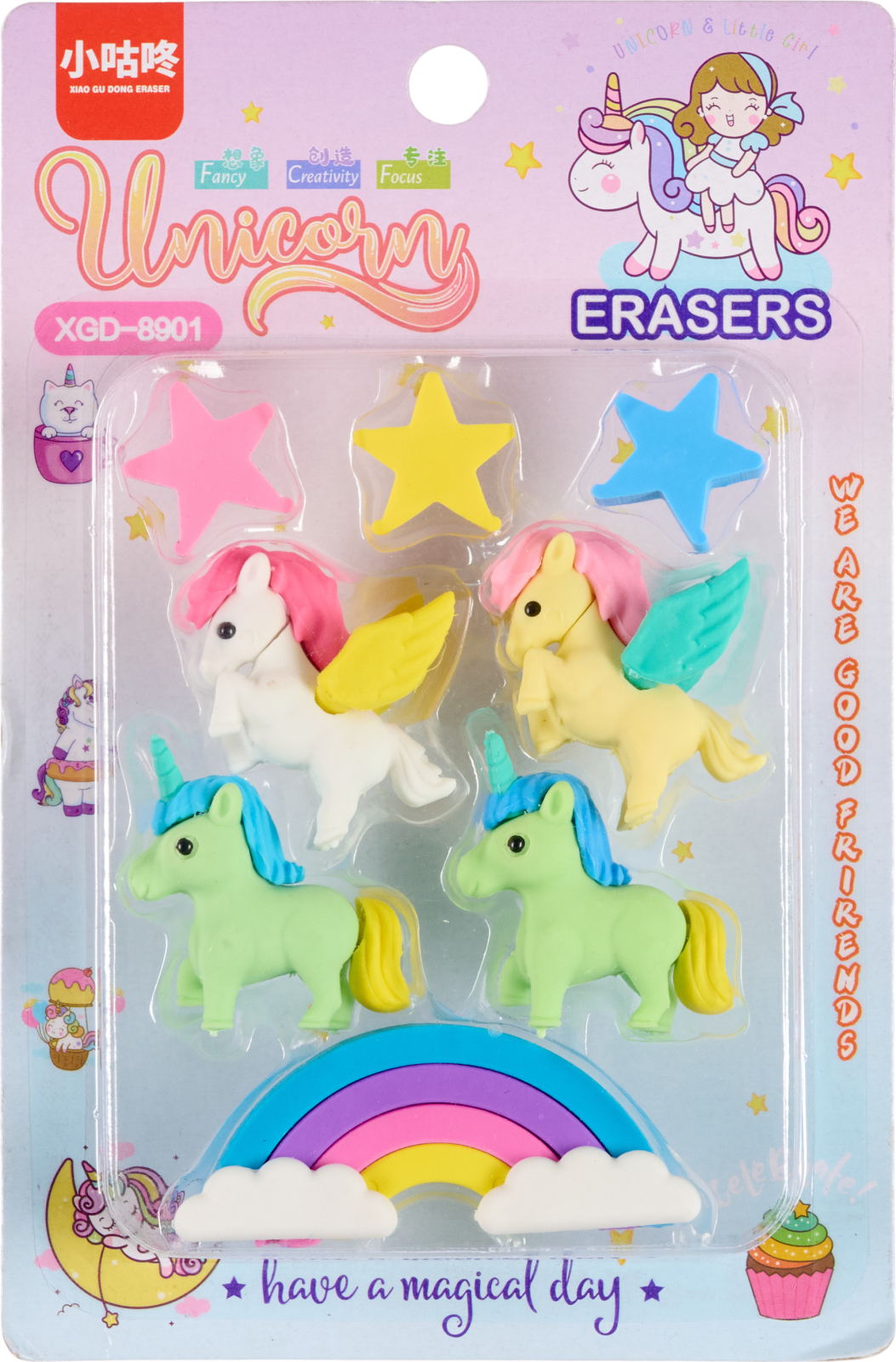 Suddgummi Unicorn - blandade färger