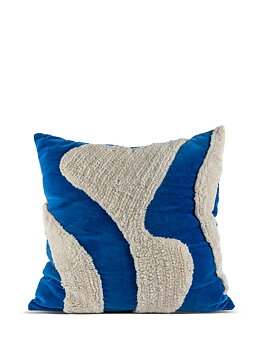 Sagaform Byon Kudde Fluffy blå 50x50 cm