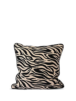 Kudde Anima zebra svart M 50x50 cm