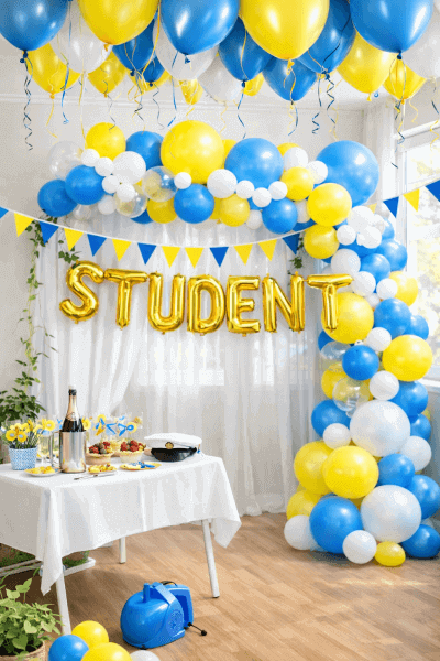 Studentdekoration SKOLA PAKET STORT