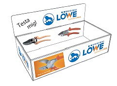 LÖWE demolåda papp "Testa mig"