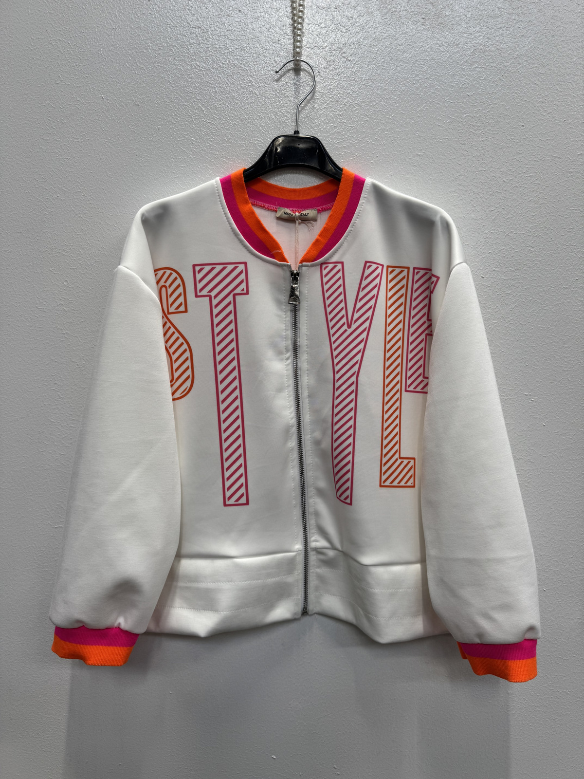 Zip jacket artist white - 3