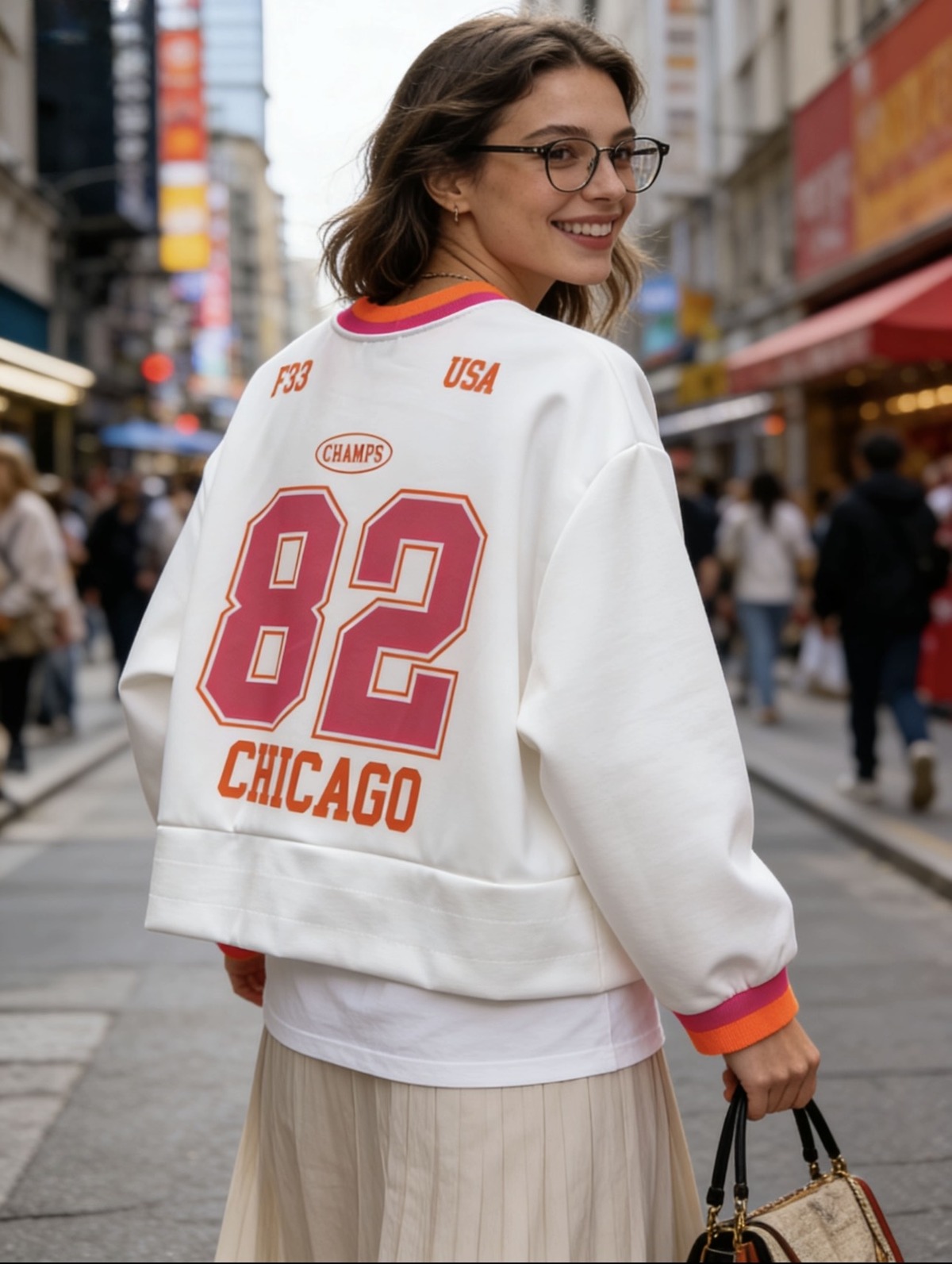 Zip jacket artist white - 2