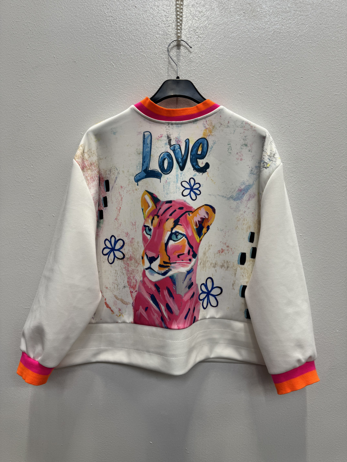 Zip jacket artistic white - 4