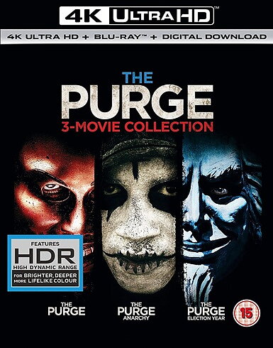 Purge: 3-Movie Collection (BLU-RAY 4K ULTRA HD + BLU-RAY)