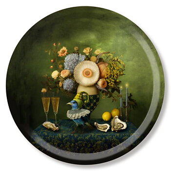 Tray "A little bird told" Ø 39cm