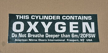 OXYGENE klistermärke