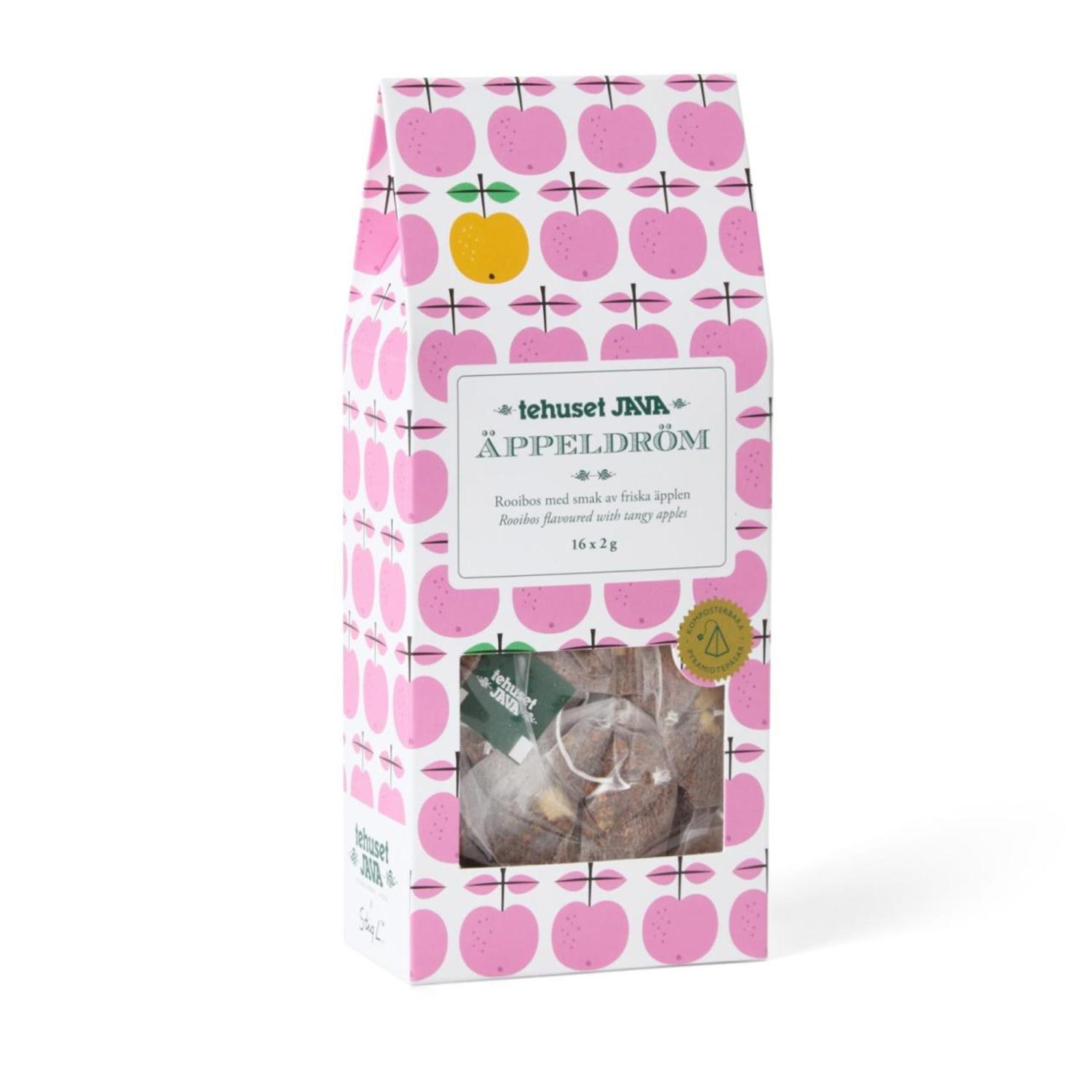 Stig Lindberg Äppeldröm tepåsar 16st - Rooibos