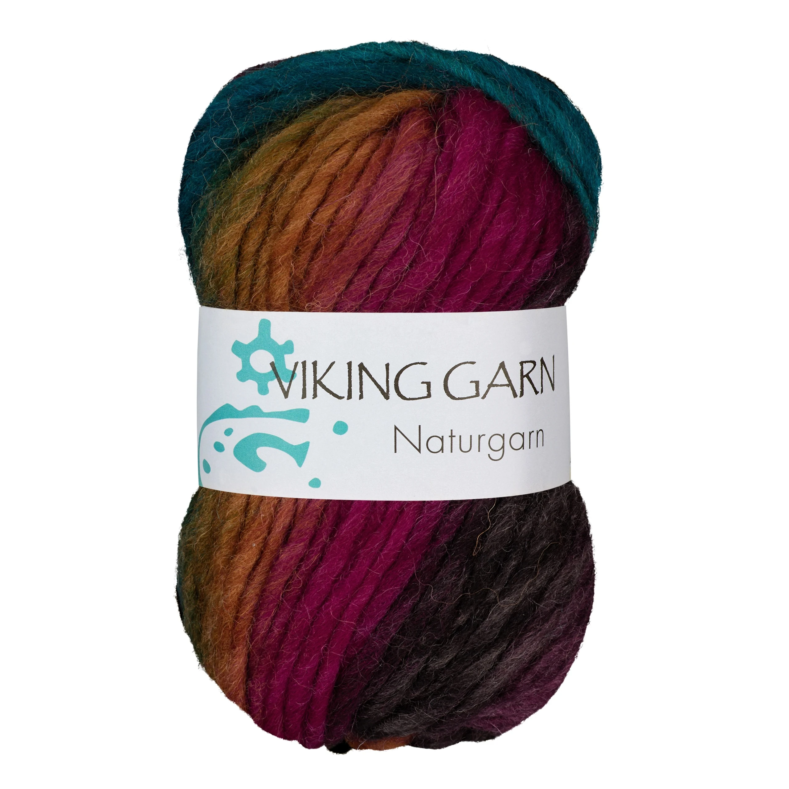 Naturgarn - Multi lila/jade