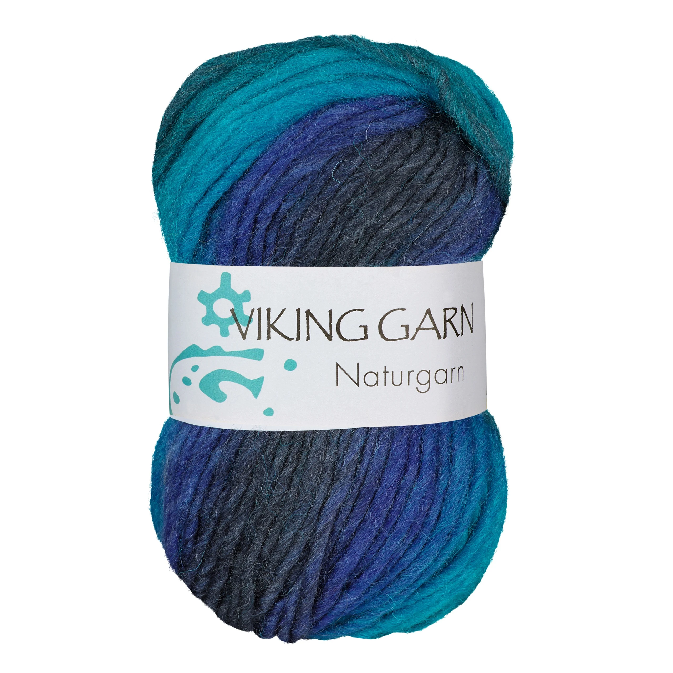 Naturgarn - Multi marin/turkos