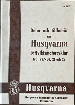 Spareparts book Modell 301, 21 and 22