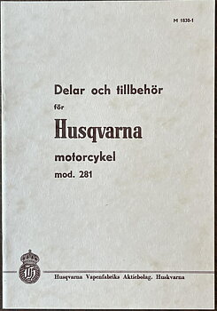 Spareparts book Modell 281