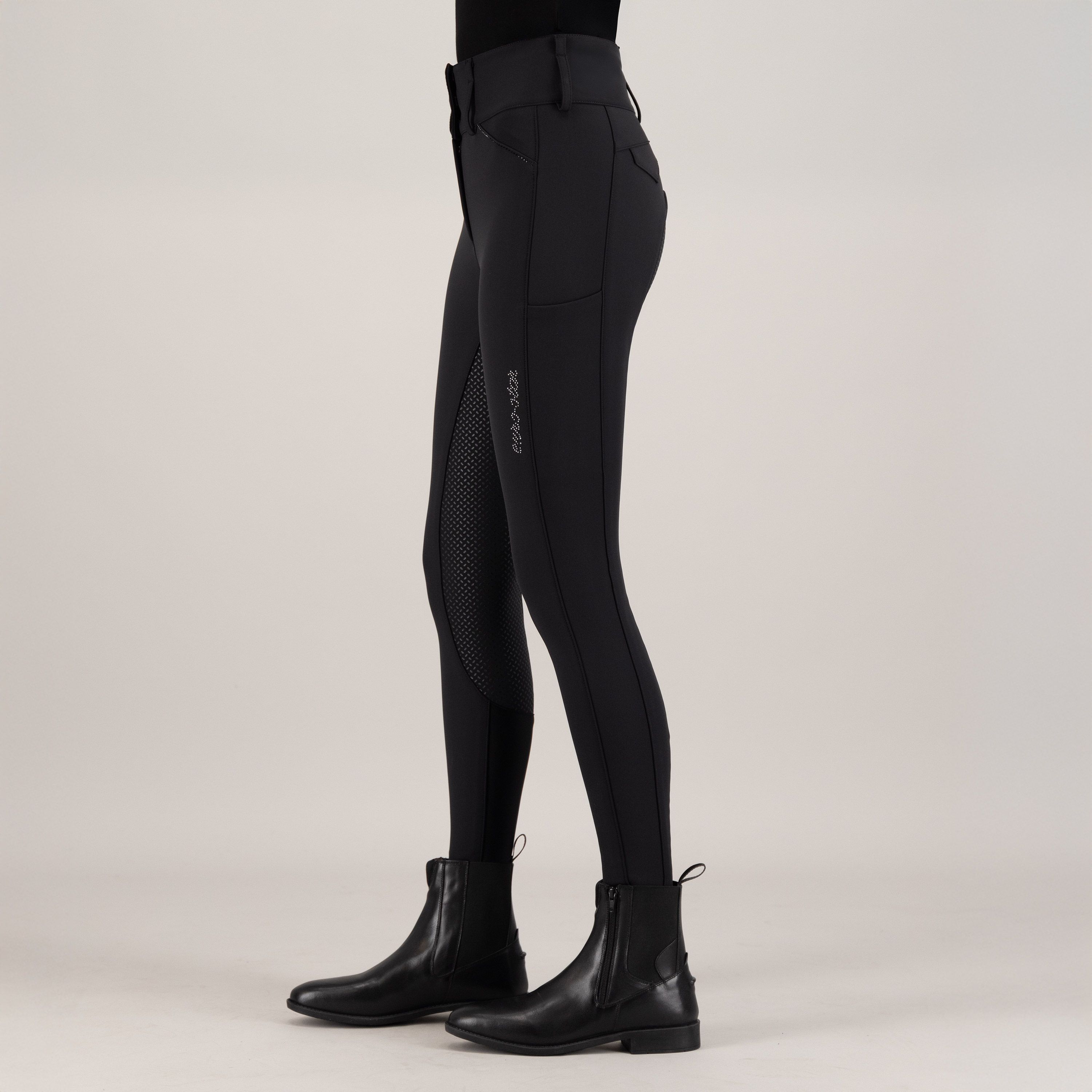 Euro-Star Ridbyxa Aurelia Silicon FullGrip Svarta - 3
