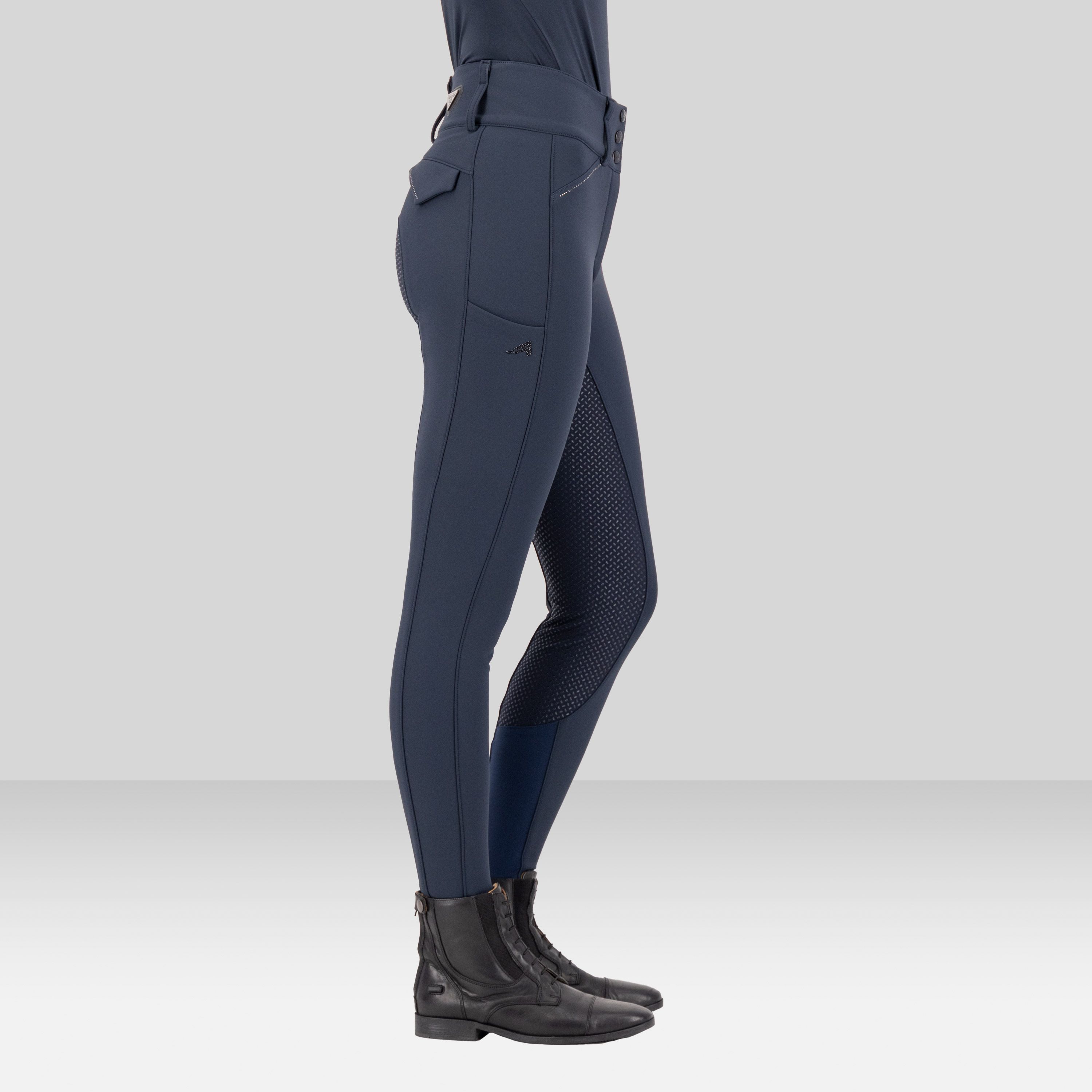 Euro-Star Ridbyxa Aurelia Silicon FullGrip Navy - 4