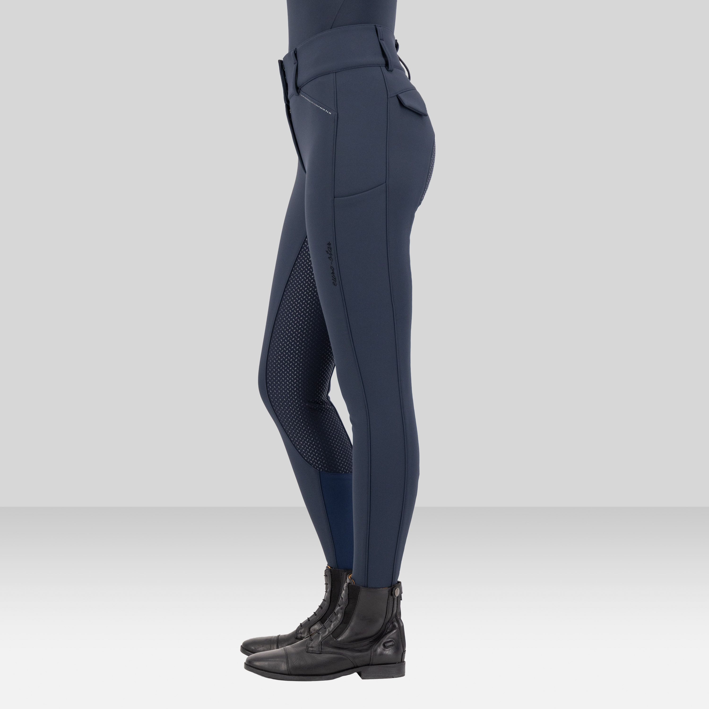 Euro-Star Ridbyxa Aurelia Silicon FullGrip Navy - 3