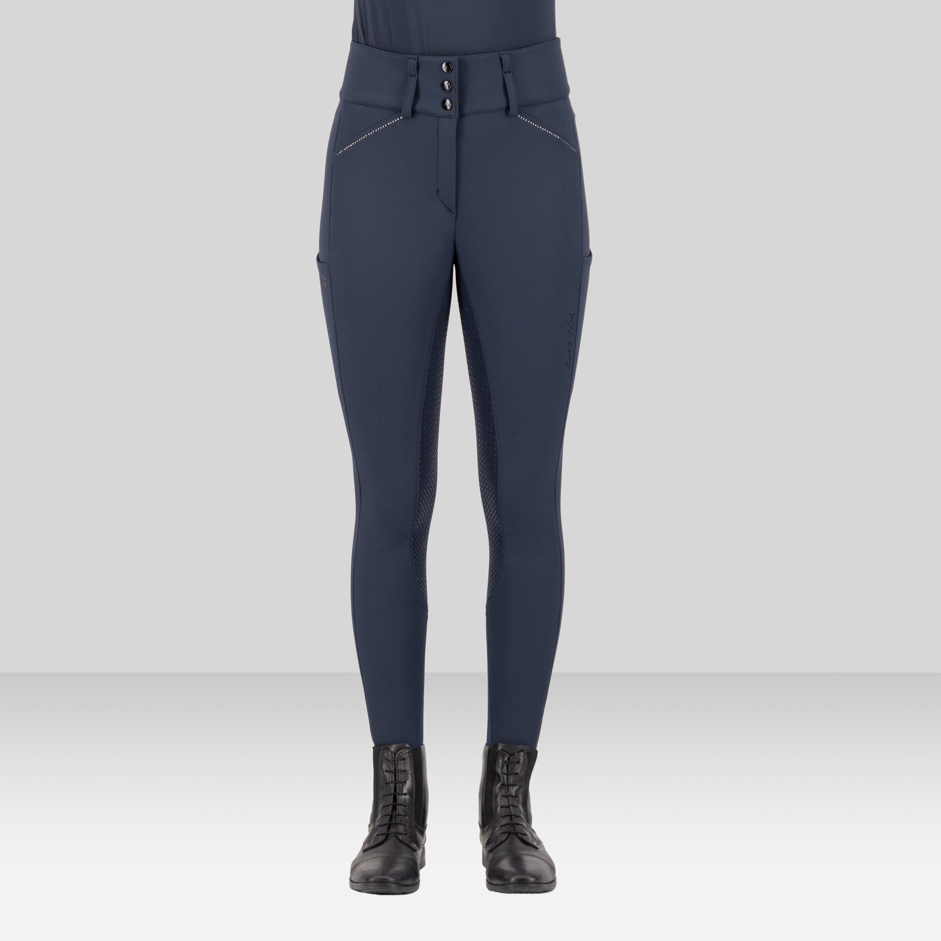 Euro-Star Ridbyxa Aurelia Silicon FullGrip Navy