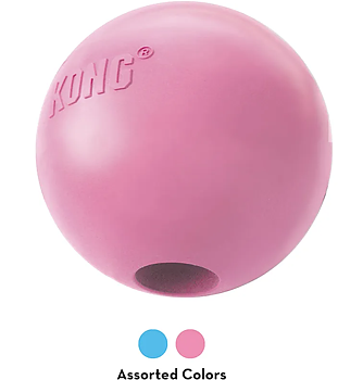 Kong Puppy Ball med hål S 6cm