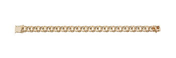 Bismarck armband i rödguld - 19 cm