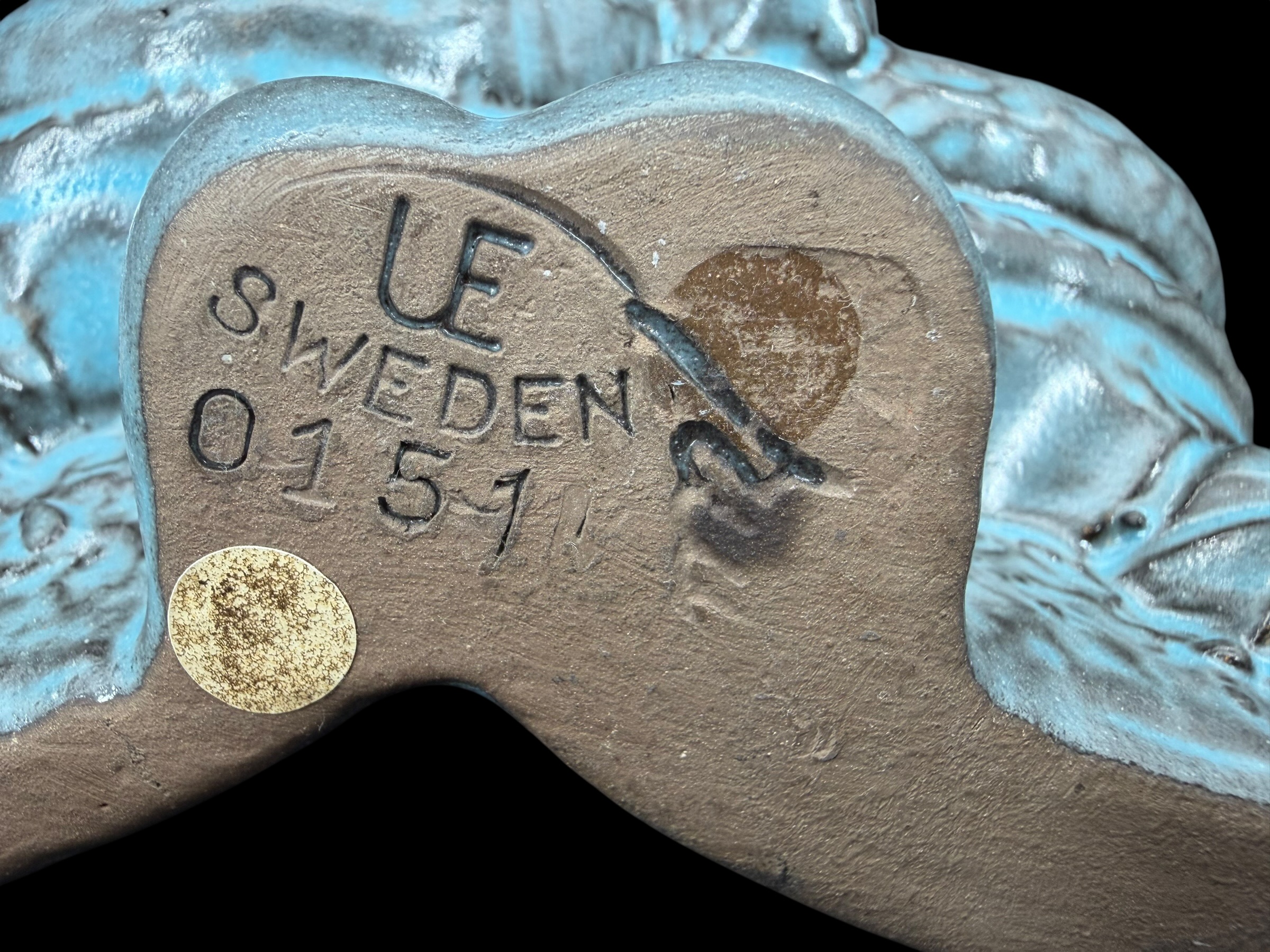 Upsala Ekeby UE, Ester Wallin, ”Viking ” . Figur - 6