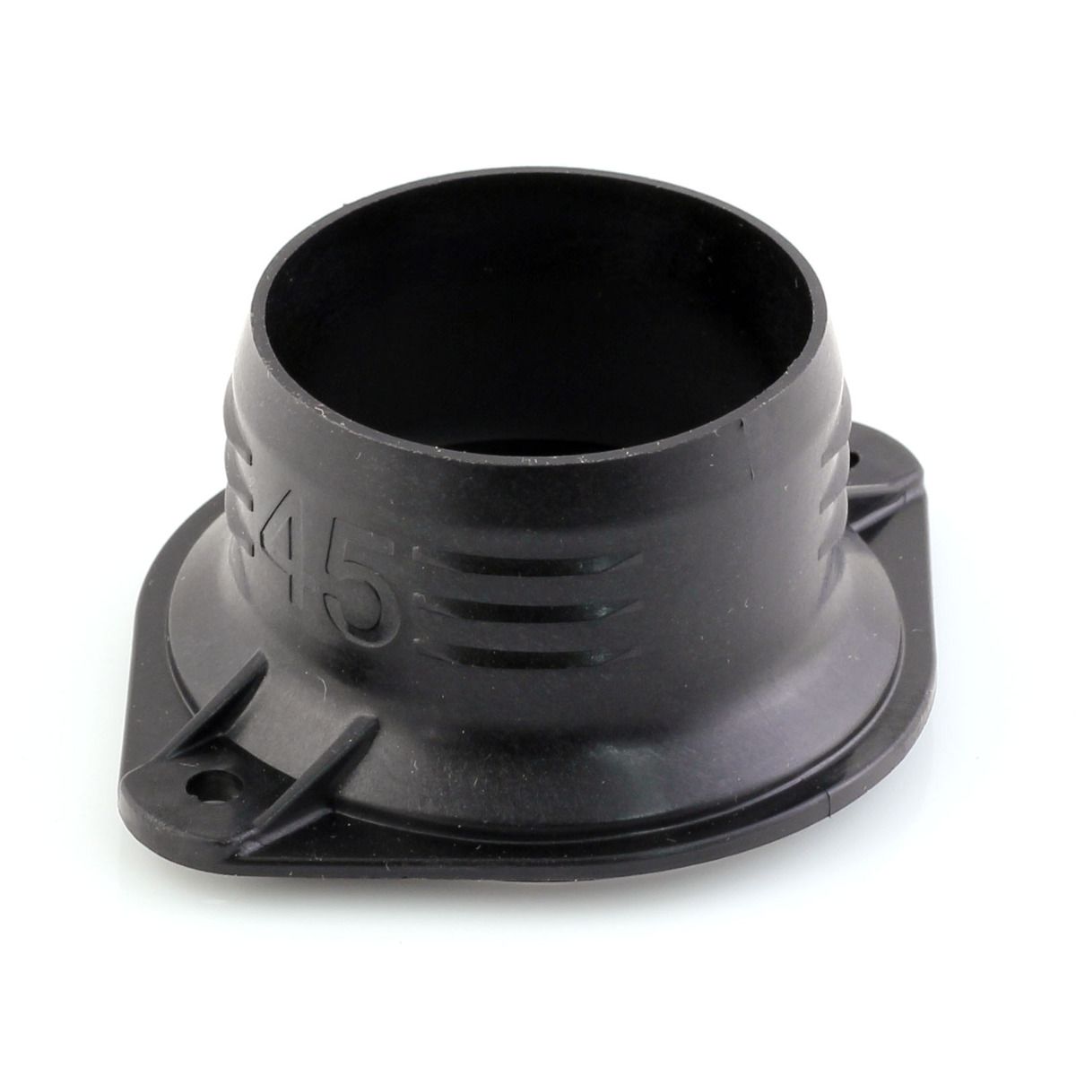 T7-Design - Luftutlopp / Anslutning i  Plast flänsad 45mm