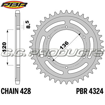 Rear Sprocket Steel
