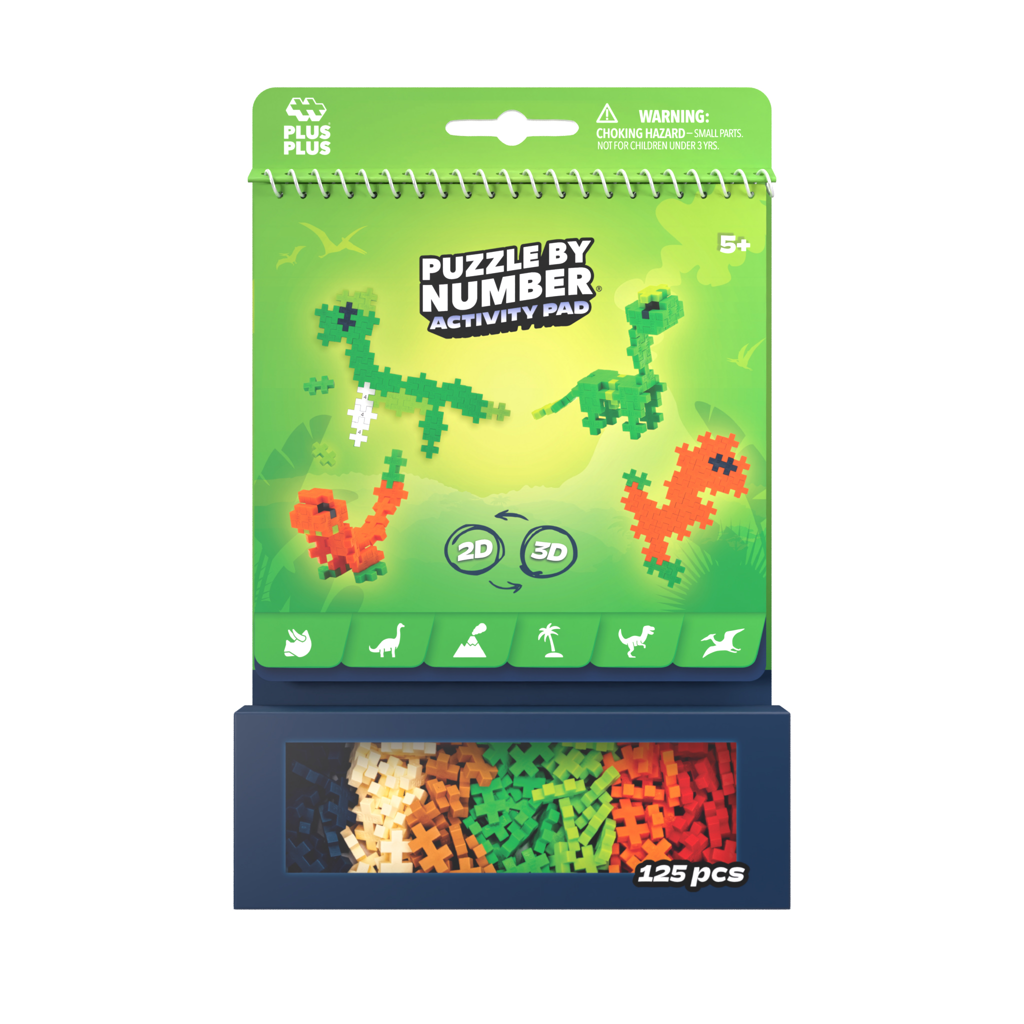 Plus-Plus Activity Pad – Dinosaurier - 3