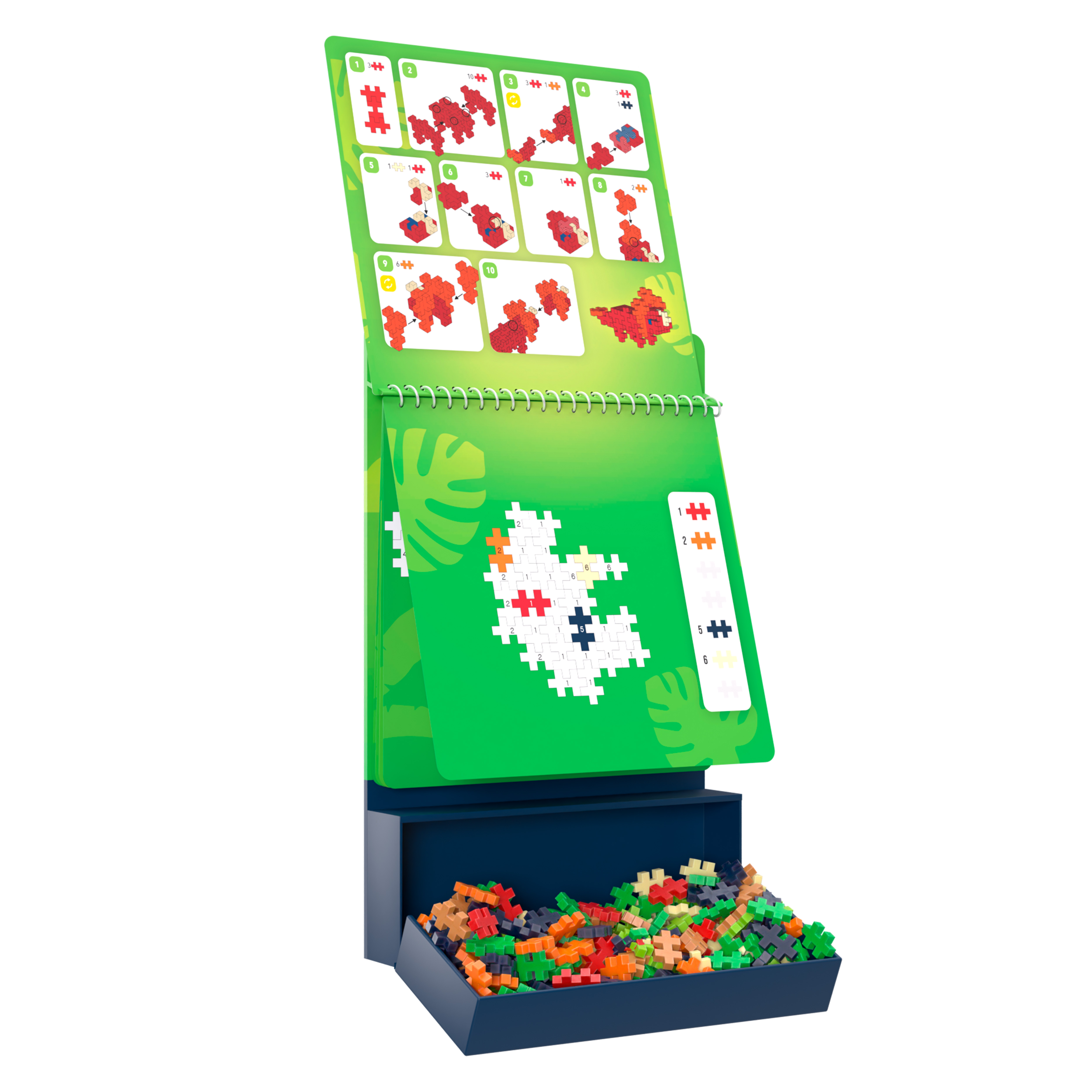 Plus-Plus Activity Pad – Dinosaurier - 2