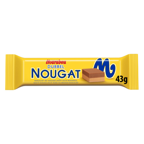 Marabou Dubbelnougat 43g 42st