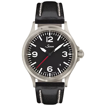 556.0141 Sinn 556 A RS svart kalvskinn556.0141 Sinn 556 A RS svart kalvskinn