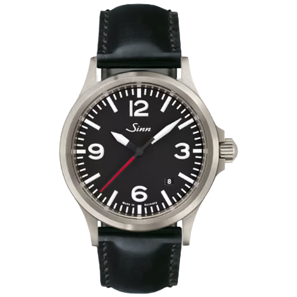 556.0141 Sinn 556 A RS svart kalvskinn