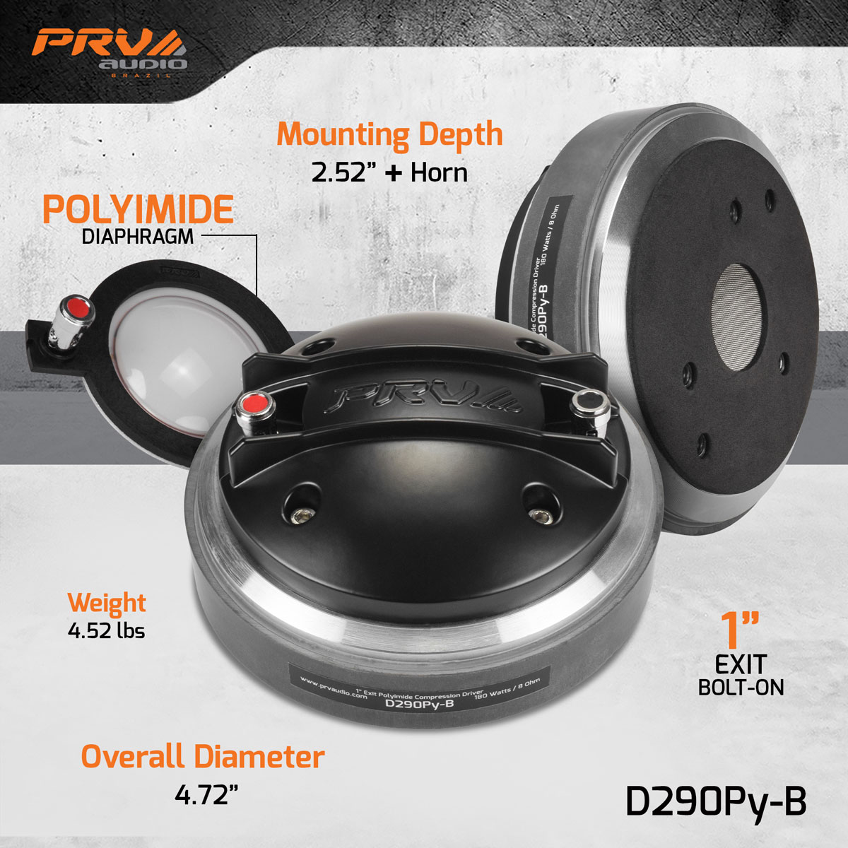 PRV Audio D290Py-B - 4