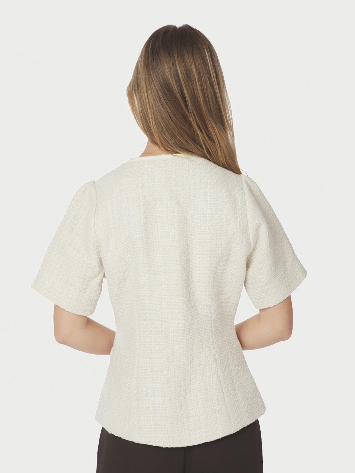 Neo Noir Faina Boucle  jacket, Off White - 4